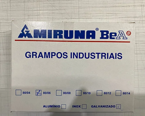 Grampo Galvanizado Para Grampeador Pneumático Caixa Grande E Pequena - Artigos para Tapeçaria em Santos/SP