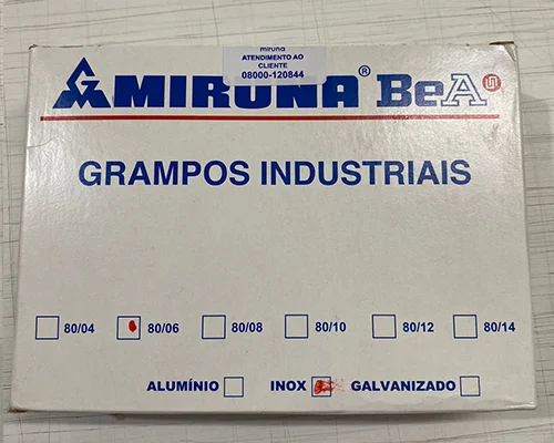 Grampo Pneumático De Inox Caixa Grande E Pequena - Artigos para Tapeçaria em Santos/SP